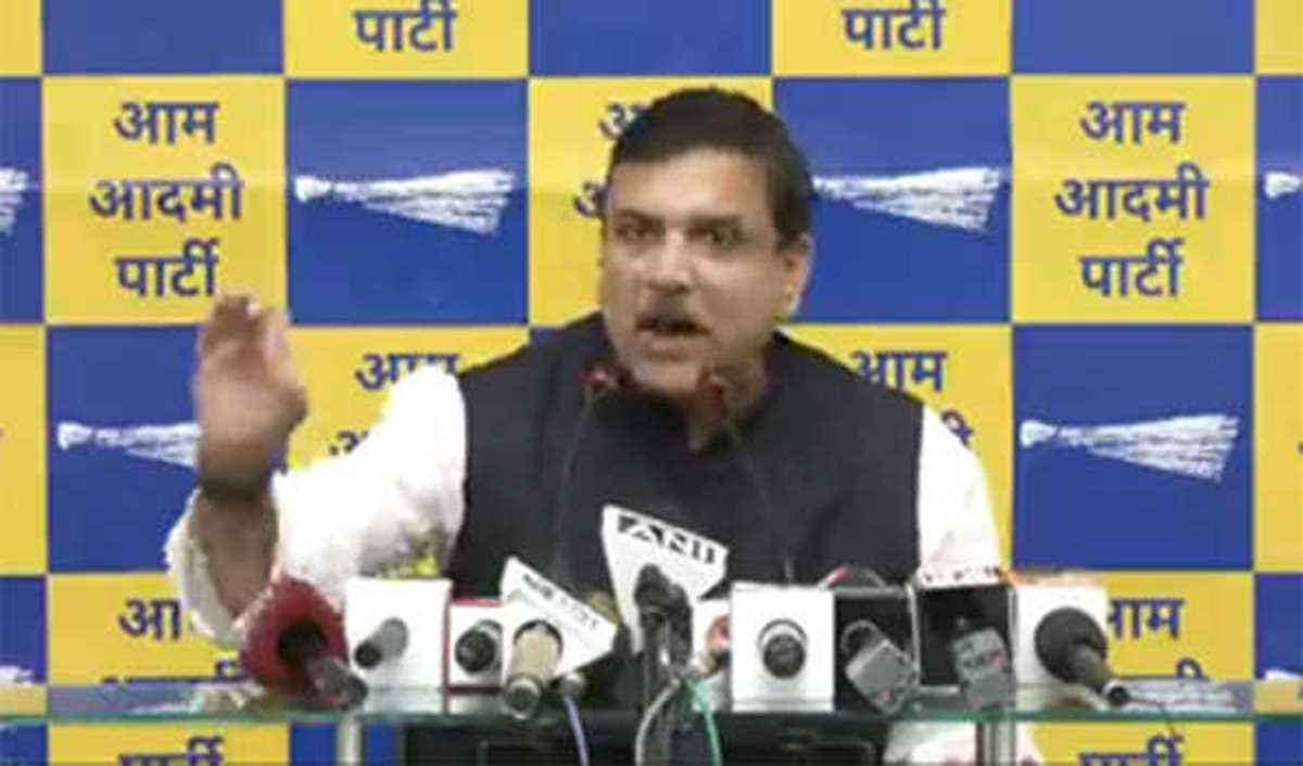 केजरीवाल के लिए अपशब्द इस्तेमाल वाला वीडियो जारी करे भाजपा : आप